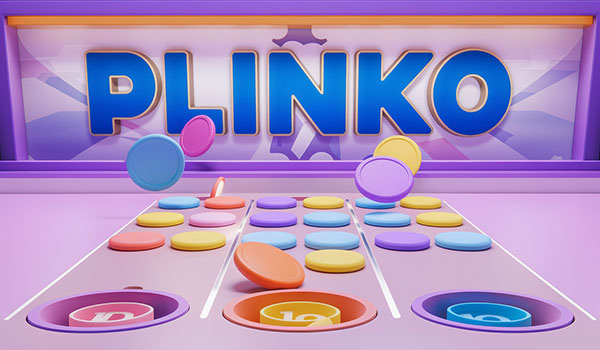 Plinko cash game.